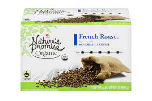 Nature's Promise Organic French Roast Coffee K-Cup Packs Dark Roast - 12 CT