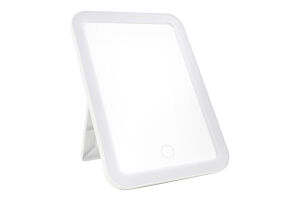 Дзеркало пластик прямокутне з підсвіткою 23,5*16,5см