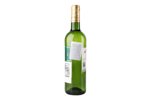 Вино 0.75л 11% белое сухое Baron de Perissac бут