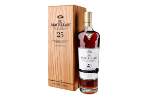 Виски 43% 0.7л односолодовый шотландский 25 лет Sherry oak The Macallan к/у