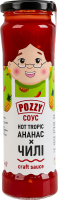 Соус Ананас х чили Hot tropic Pozzy с/б 220г