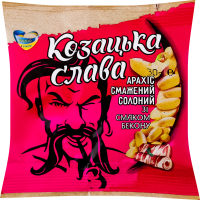 Арахіс смажений солоний зі смаком бекону Козацька слава м/у 30г