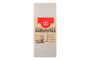 Наволочка бежева 50х60см №1471085 ТМ "1" 1шт