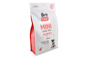 Корм сухой Lamb Puppy Mini Care Brit м/у 2кг