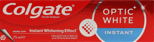 Паста зубная Мгновенное отбеливание Optic White Colgate 75мл