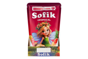 Напиток соковый безалкогольный негазированный со вкусом маракуйи Tropical Sofik д/п 200мл