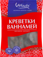 Креветки нерозібрані морожені Ваннамей Veladis м/у 500г