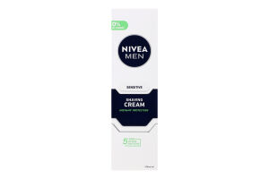 Крем для гоління для чутливої шкіри Instant protection Sensitive Nivea Men 100мл