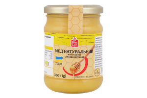 Мед натуральный цветочный подсолнечный Fine Life с/б 350г