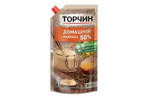 TORCHYN Domashnii Mayonnaise 18x500g UA