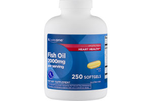 CareOne Fish Oil 2000mg Softgels - 250 CT
