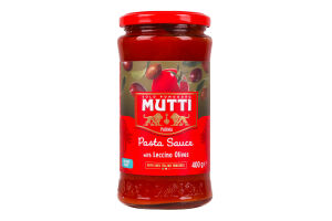 Соус томатный с черными оливками Mutti с/б 400г