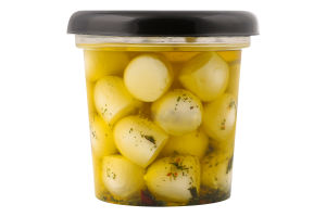 Сир Mozzarella мікро з прованськими травами в олії 45% 330г стакан Lactama