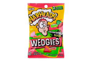 Цукерки Warheads фруктові дольки жувальні