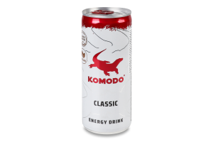 Напиток энергетический Komodo газированный ж/б