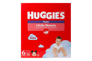 Трусики-подгузники для мальчиков детские гигиенические 15-25кг Huggies 60шт