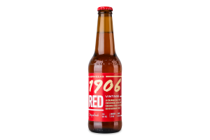 Пиво 0.33л 8% пастеризованное Red vintage 1906 Estrella Galicia бут