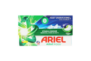 Капсули для прання Ariel All in 1 Mountain spring
