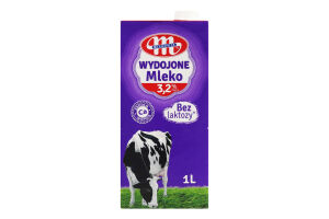 Молоко 3.2% ультрапастеризованное без лактозы Mlekovita т/п 1л
