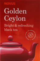 Чай черный цейлонский байховый листовой Golden Ceylon Novus к/у 100г