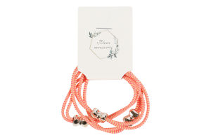 Резинка для волос двойная ТОВ Южпромгруп 3шт в ассорт