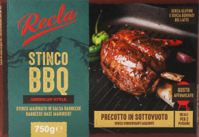 Гомілка свиняча Су-від в стилі барбекю 750г в/у коробка Recla