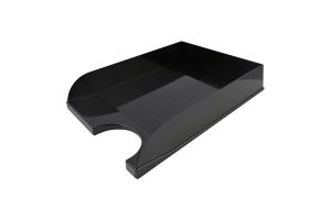 Лоток для бумаги горизонтальный черный №ЛГ-04 ТОВ АСН ЛТД 1шт