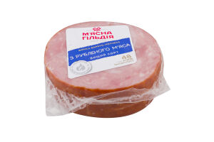 Ветчина из рубленого мяса М'ясна Гільдія в/к в/с кг