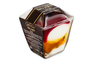 Морозиво 8% вершкове з підварками Маракуя та Вишня Йогурт Berry yoghurt Gel’Amo ст 150г