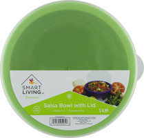 Smart Living Summer Salsa Bowl with Lid