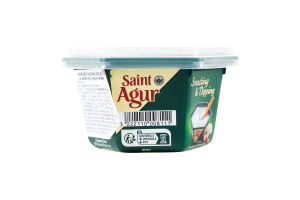 Крем-сыр плавленый на основе сыра с синей плесенью Saint Agur ст 150г
