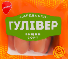 Сардельки Гулівер Глобино в/с кг