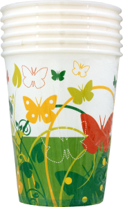 Стакан паперовий 250мл "Вишиванка" 6шт ТМ Уніпак