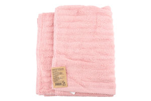Рушник Бабл світло-кораловий махровий зеро твіст 50*90см 600г/м2 ГМ Текстайл