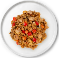 Смажений рис з куркою в соусі теріякі