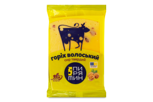 Сыр 50% твердый Орех грецкий Пирятин м/у 160г