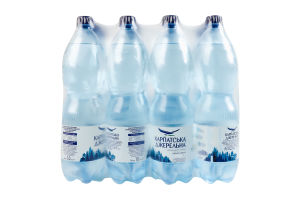 Вода минеральная сильногазированная природная столовая гидрокарбонатная кальциевая Карпатська джерельна п/бут 1л