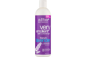 Alba Botanica Very Emollient Bath & Shower Gel French Lavender