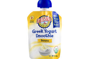 Earth's Best Organic Stage 2 Greek Yogurt Smoothie Banana