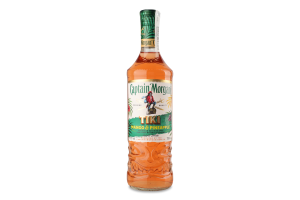 Напиток алкогольный 0.7л 25% на основе карибского рома Манго и ананас Tiki Captain Morgan бут
