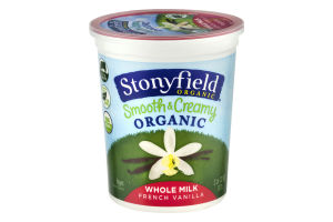 Stonyfield Organic Smooth & Creamy Organic Yogurt French Vanilla