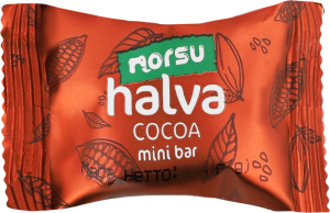 Халва подсолнечная со вкусом какао Norsu м/у 15г
