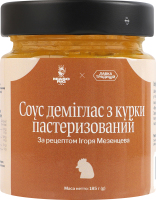 Соус из курицы пастеризованный Демиглас М'ясоріг с/б 185г