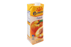 Нектар персиковий 1л т/п Cyprina
