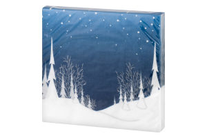 Smart Living Deep Blue Lunch Napkins - 16 CT