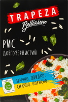 Рис длиннозернистый шлифованный в пакетиках для варки Bellissimo Trapeza к/у 5х80г