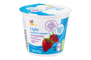 Ahold Light Nonfat Yogurt Strawberry