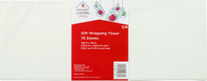Smart Living Gift Wrapping Tissue White - 75 CT