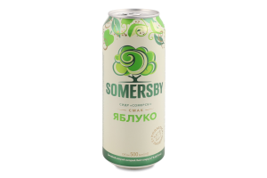 Сидр 0.5л 4.7% Яблуко Somersby з/б