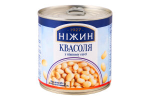 Квасоля у ніжному соусі Ніжин з/б 420г